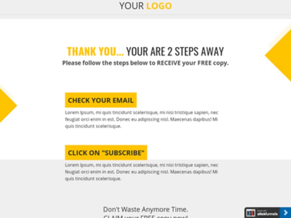 Thank You Page