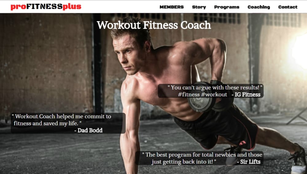 Home Page Navigation 