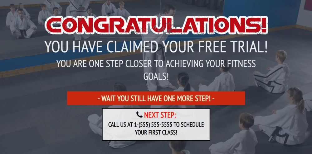 Thank You Page