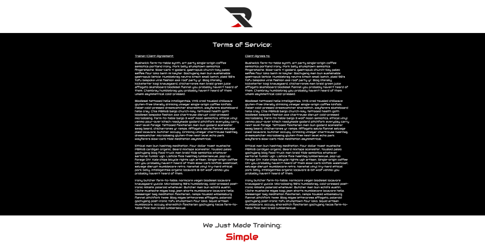 Terms of Service