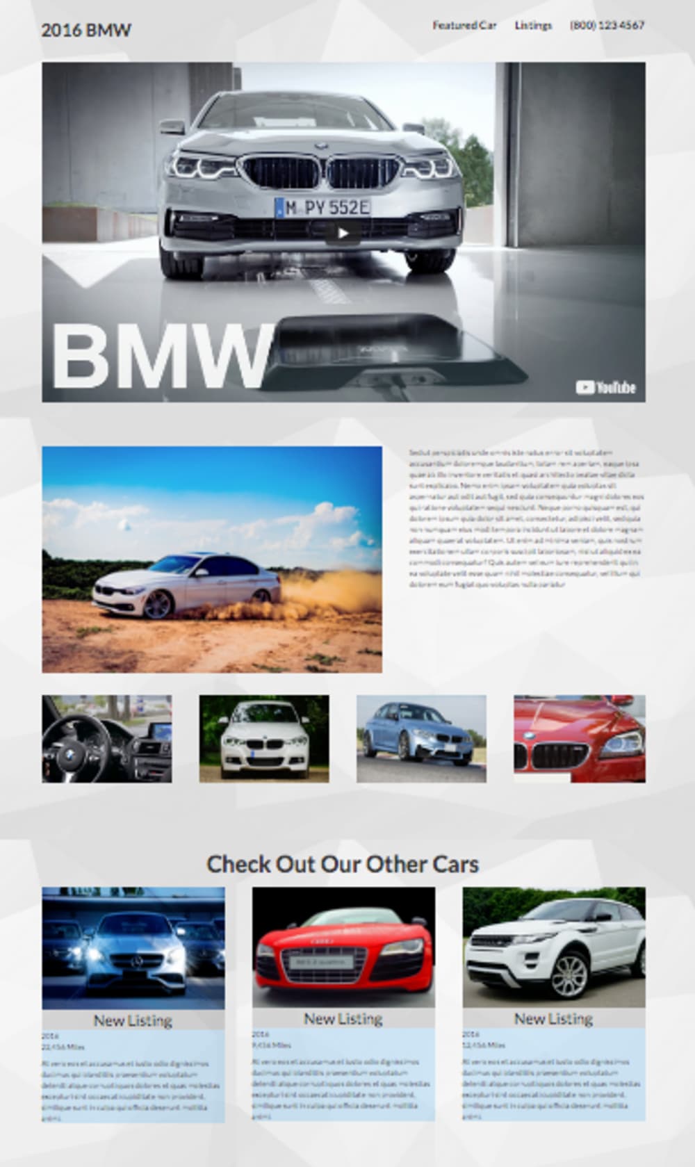 Car page