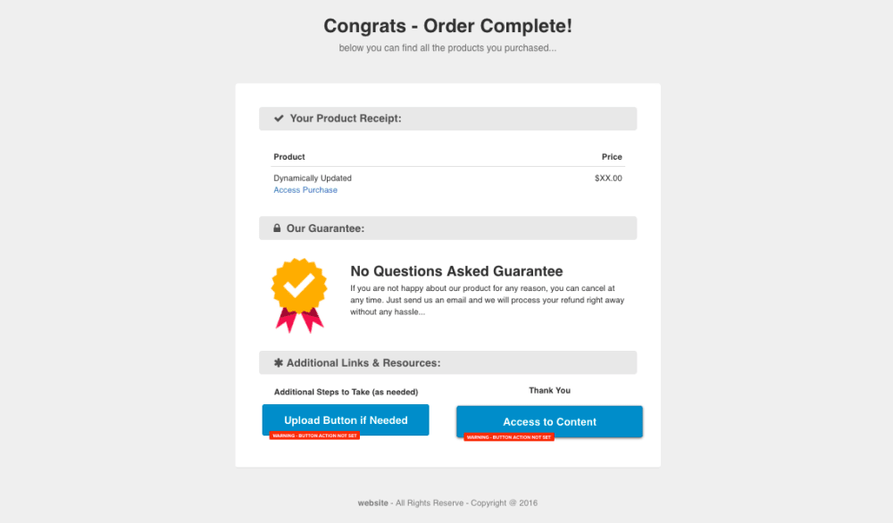 Order Confirmation