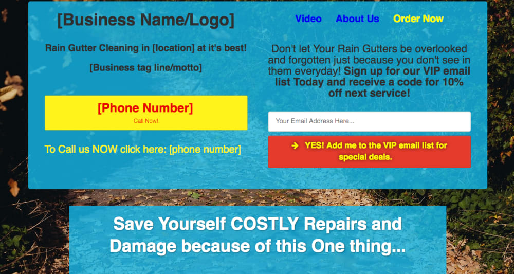 VIP Optin Page