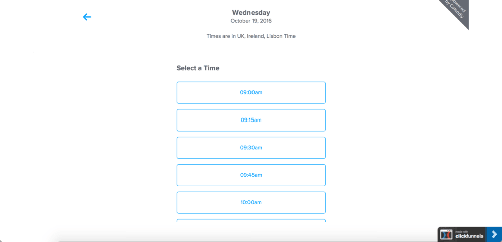 Pick The Time