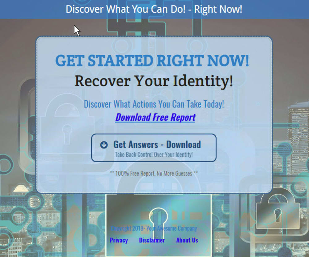 Identity Thank You Page