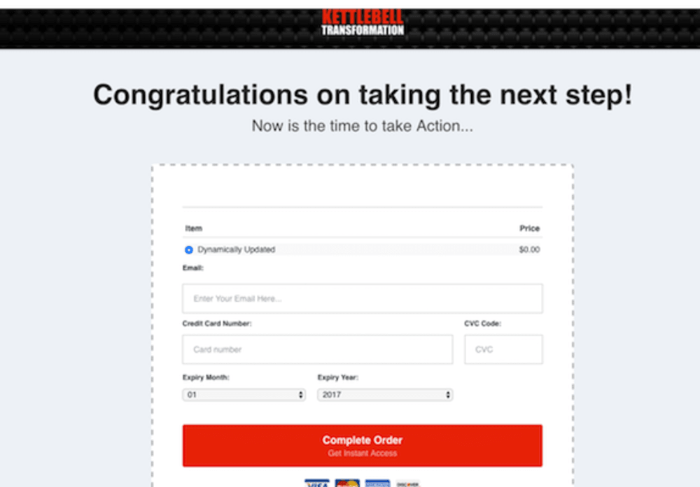 Health and Wellness Order Form