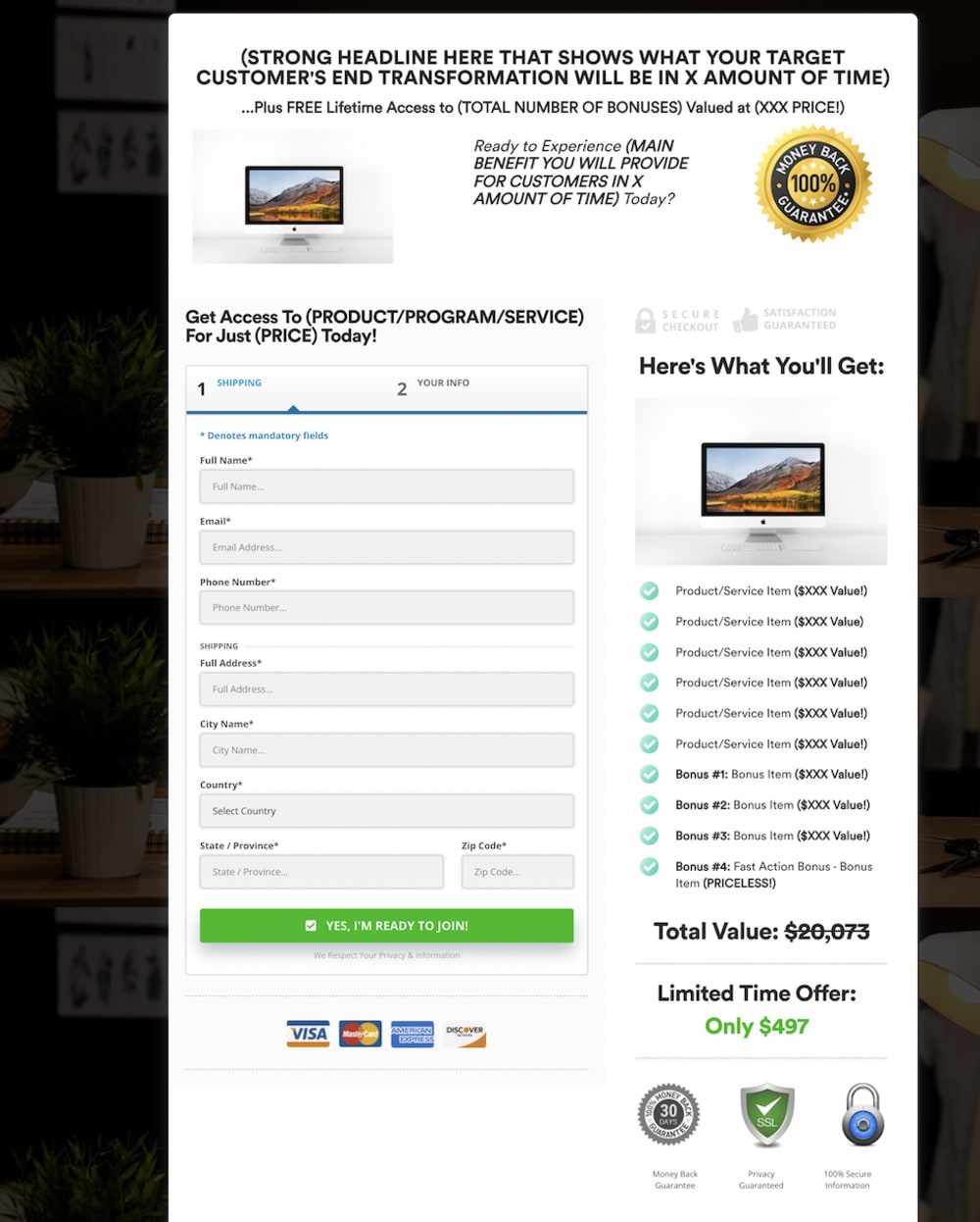 Order Page
