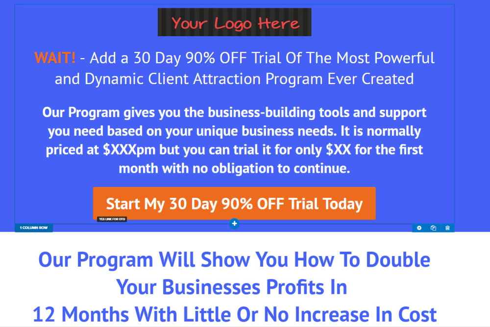OTO Page