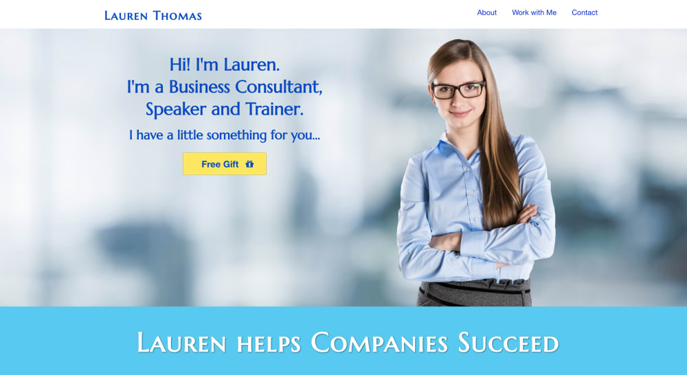 Home Page Header