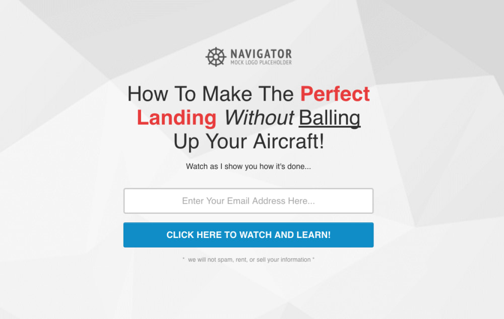 Squeeze Page