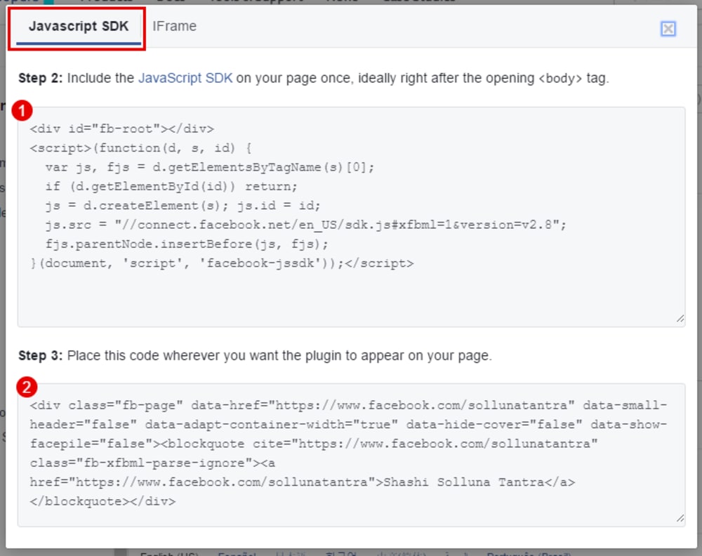 Getting the Embed Code
