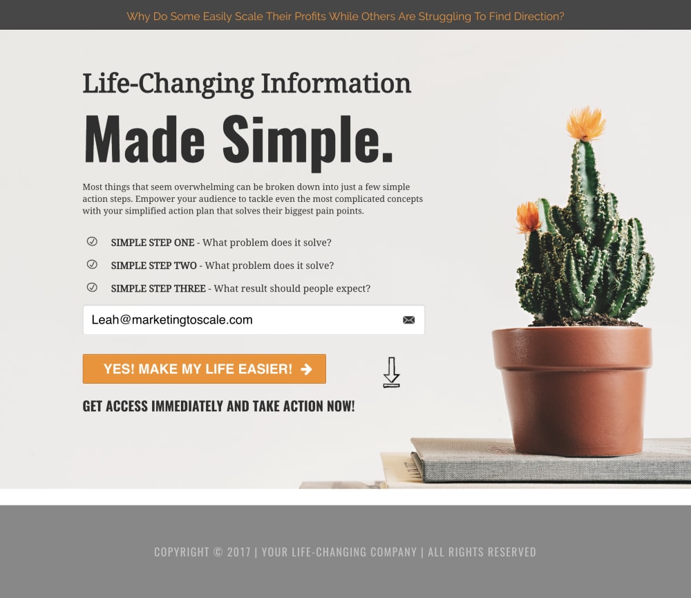 Optin Page