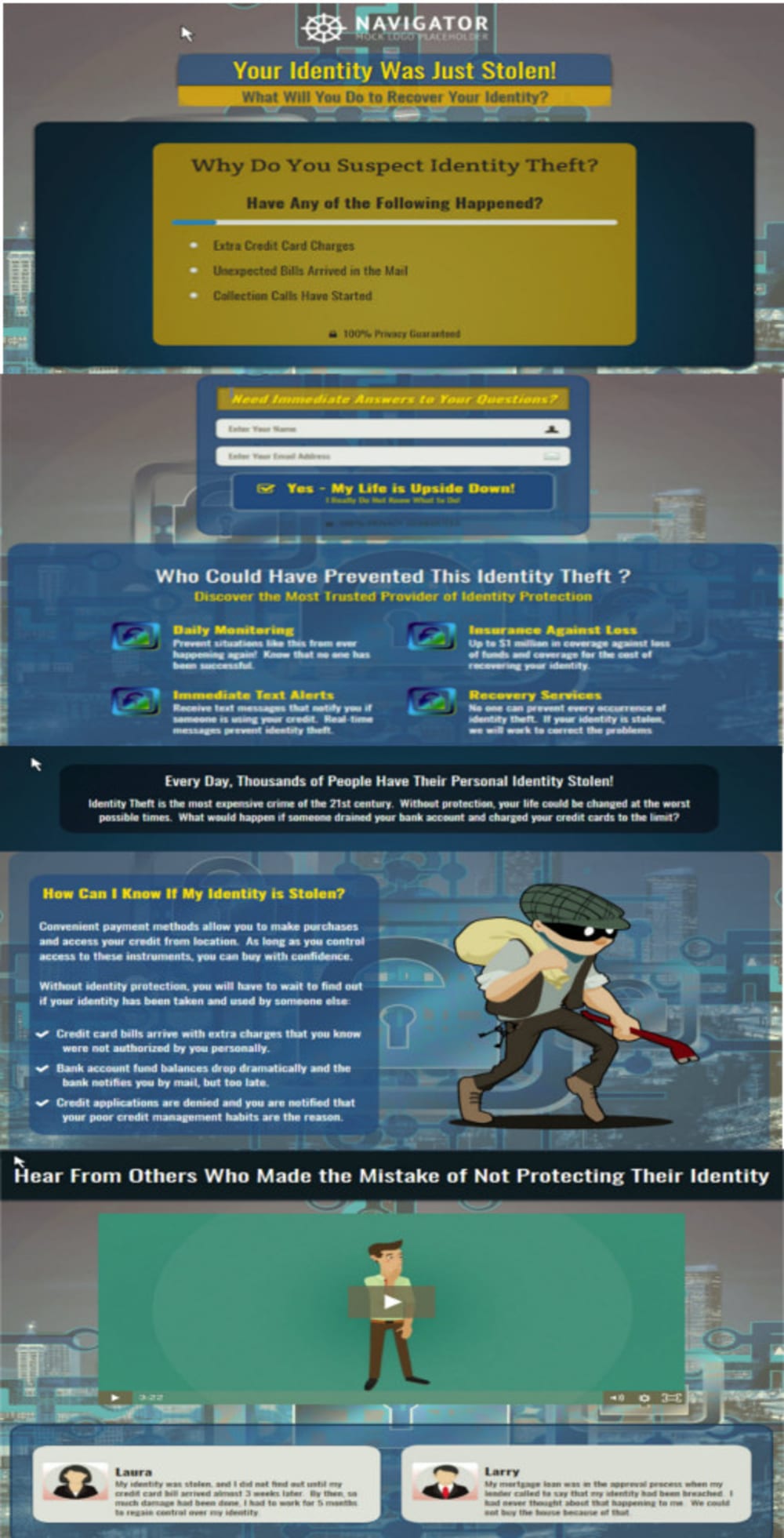 Identity Optin Page