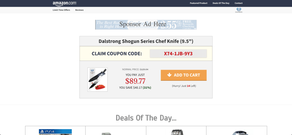 Sales Page: