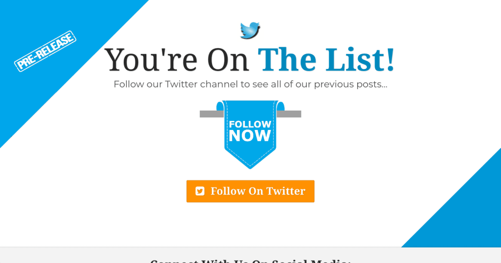 TWITTER THANK YOU