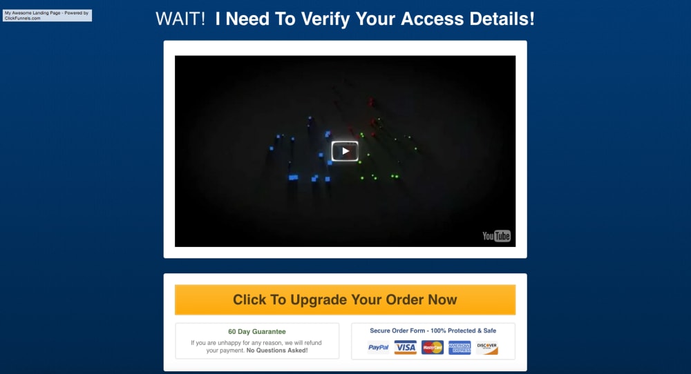 OTO Upsell Page