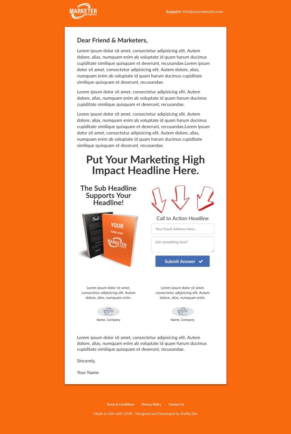 Reserve Squeeze Page