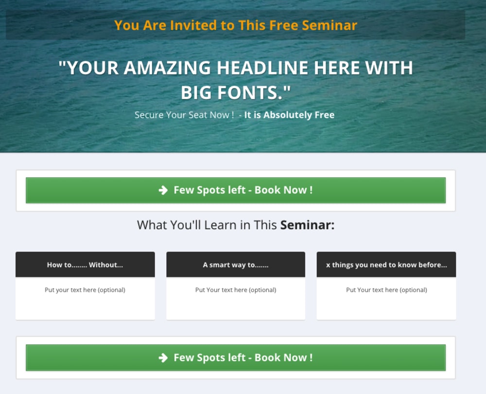 Page 3: Invitation to a seminar