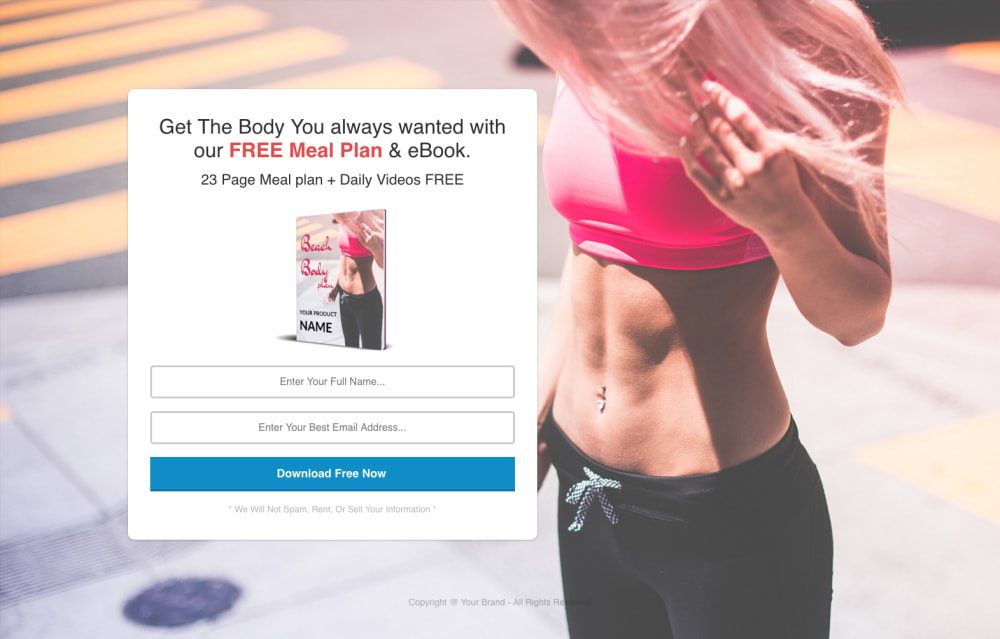 Squeeze Page - Optin Page