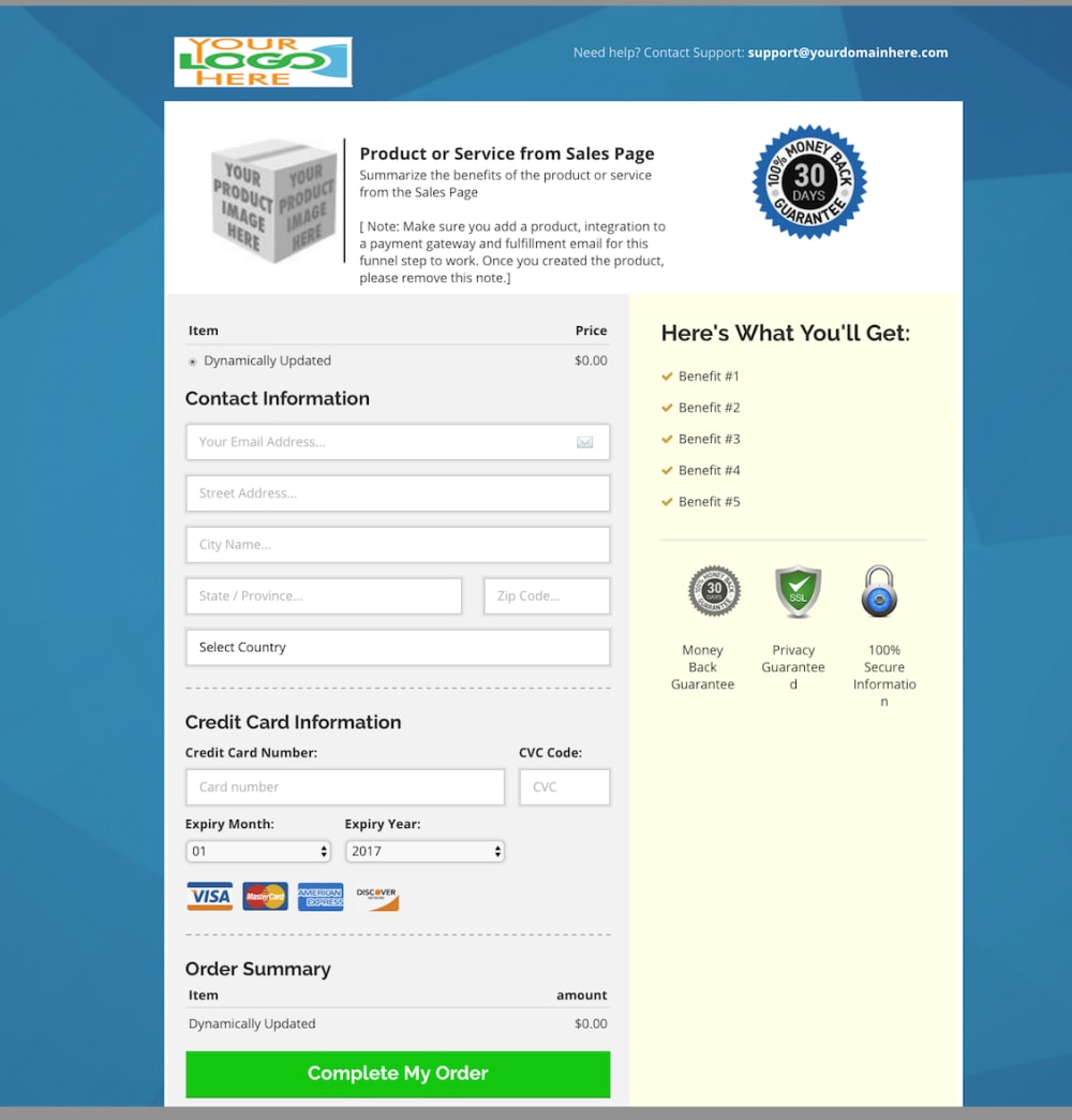 Order Form