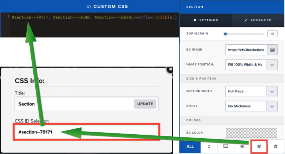 Custom CSS Code: