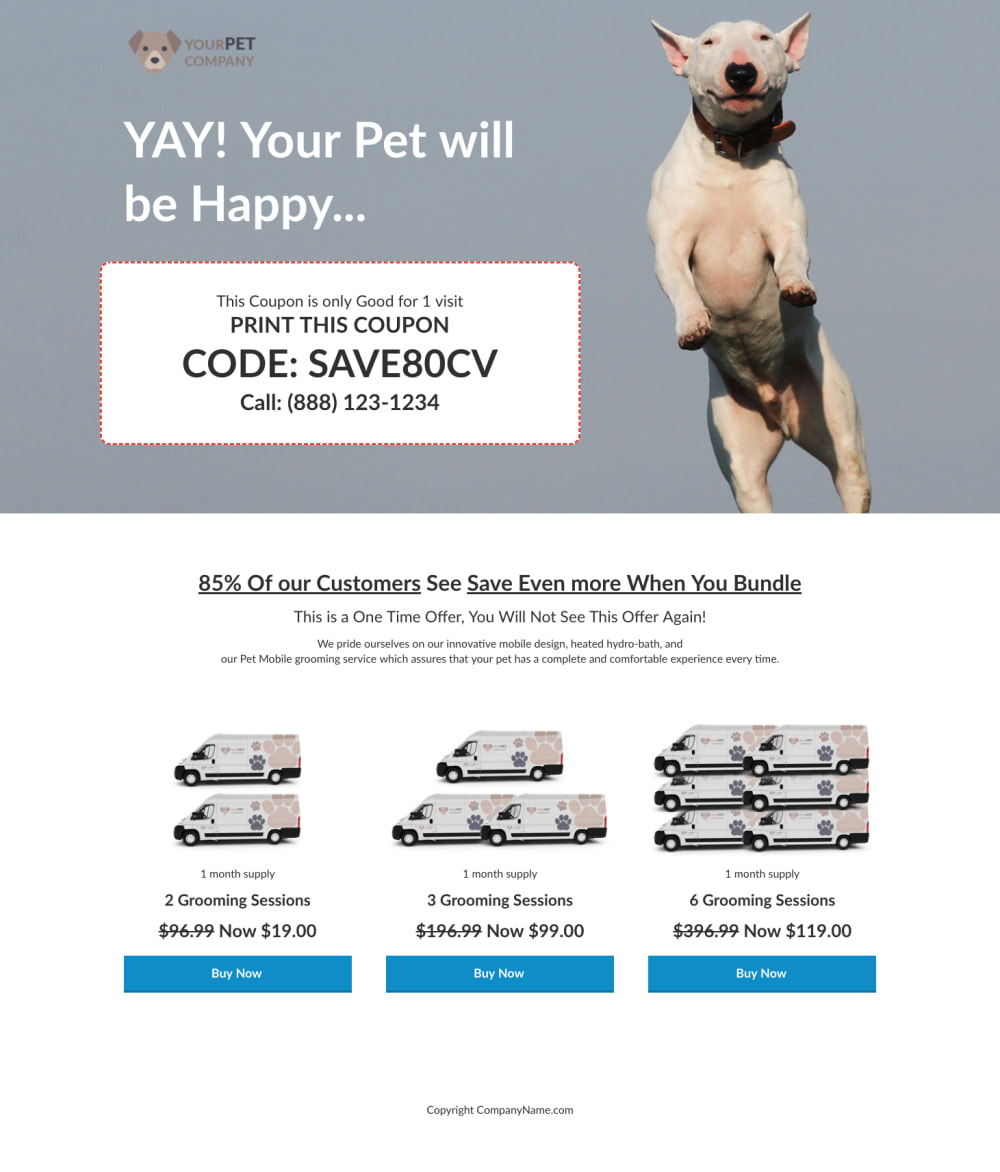 Coupon & Offer Wall Page