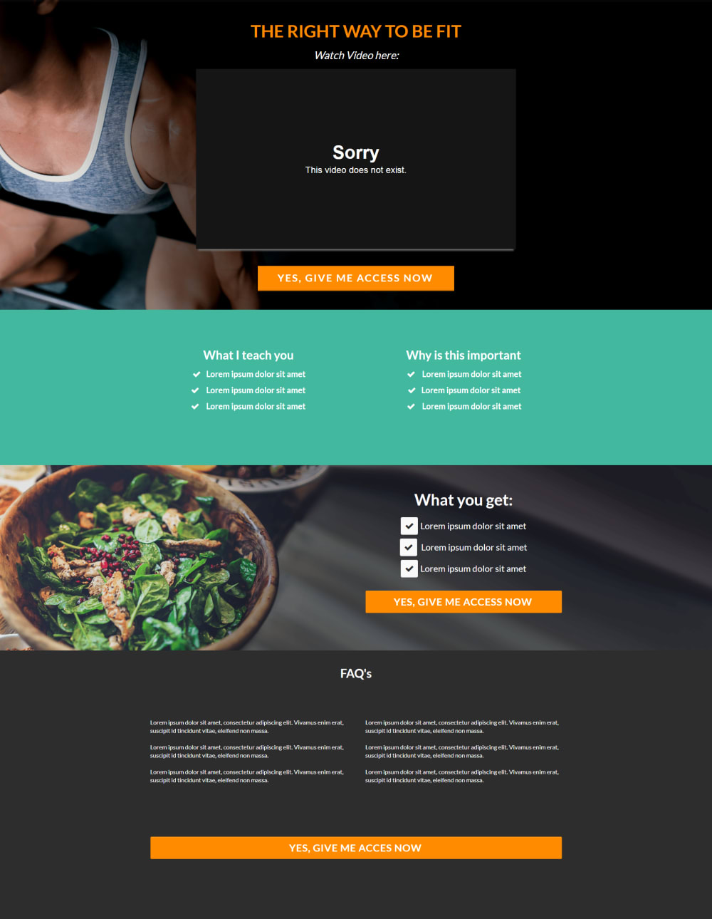 Sales Page