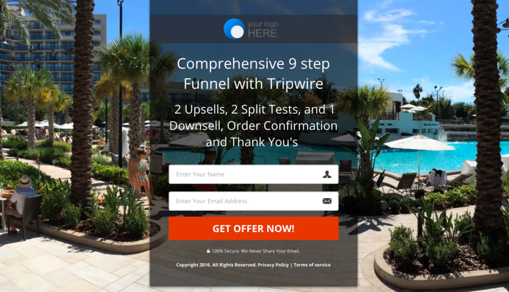 Squeeze Page with Split Test 1