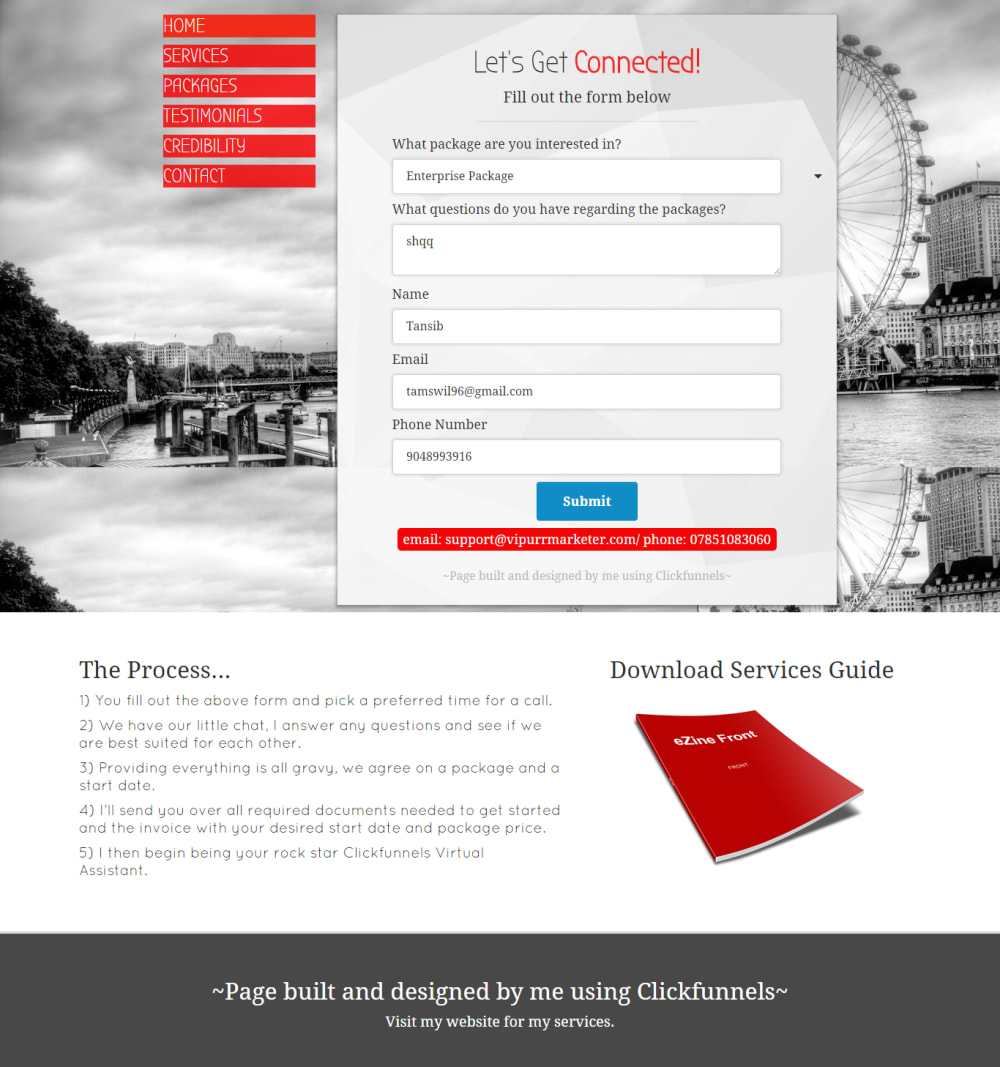 Contact Page