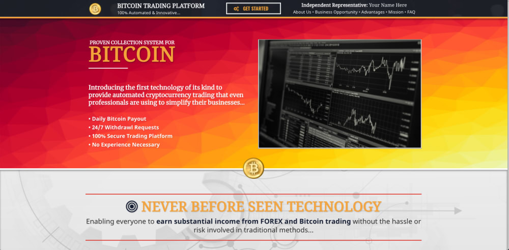 Landing Page: