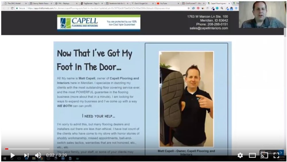 Foot In The Door - Main Page