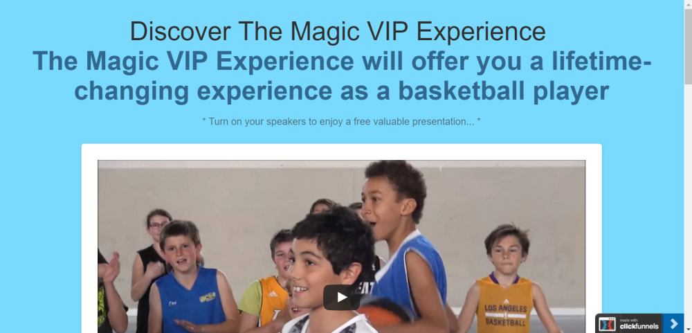 Upsell Sport Step (VIP Experience) 