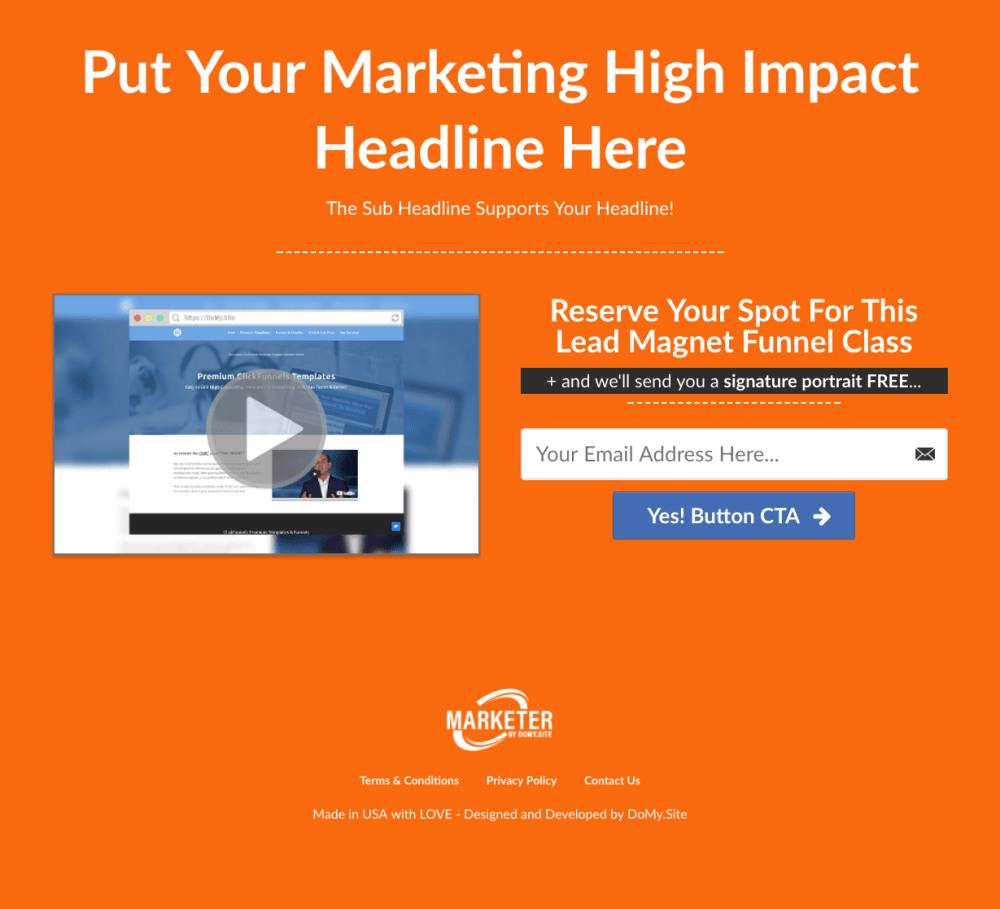 Lead Page