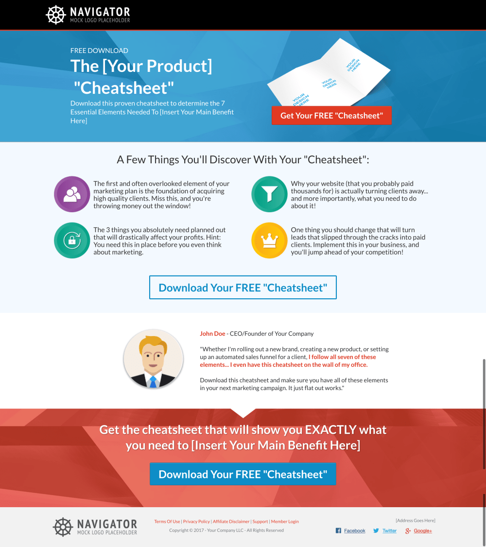 Optin Page without Video (Split Test Page)