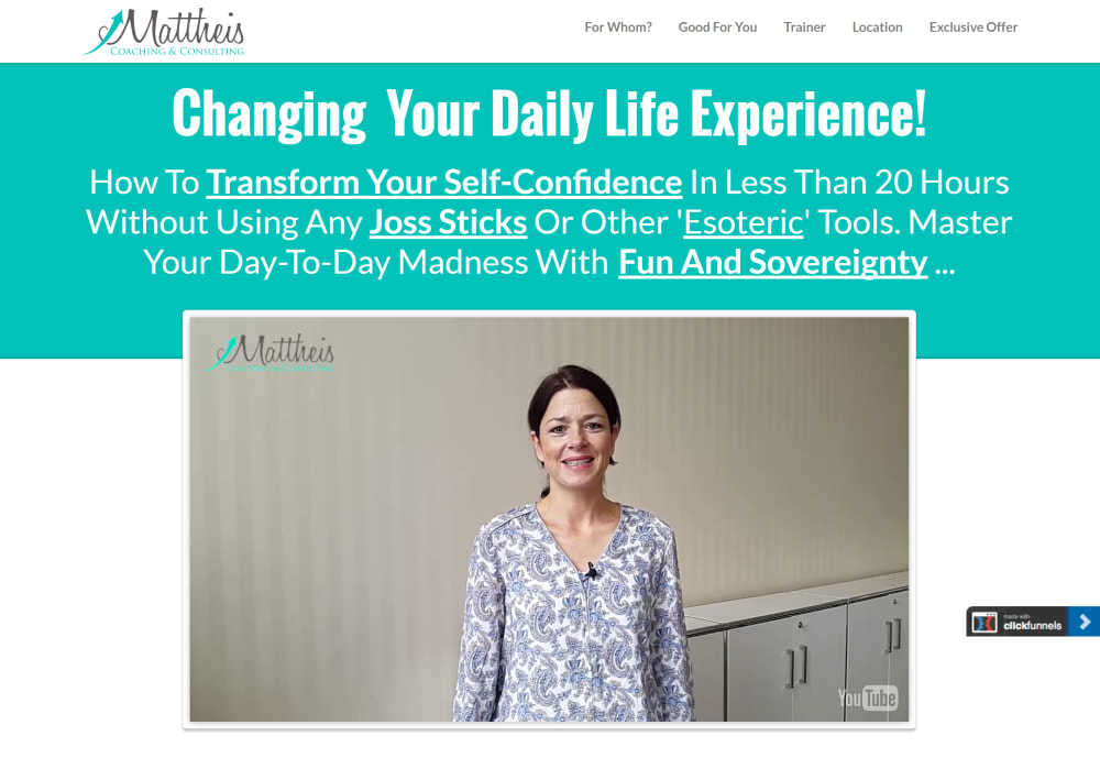 Sales Page - Video Section