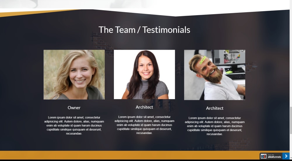 Testimonial Section