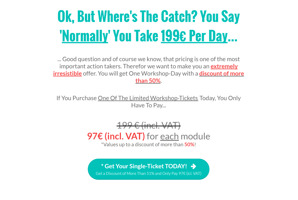 Sales Page - Pricing CSS code