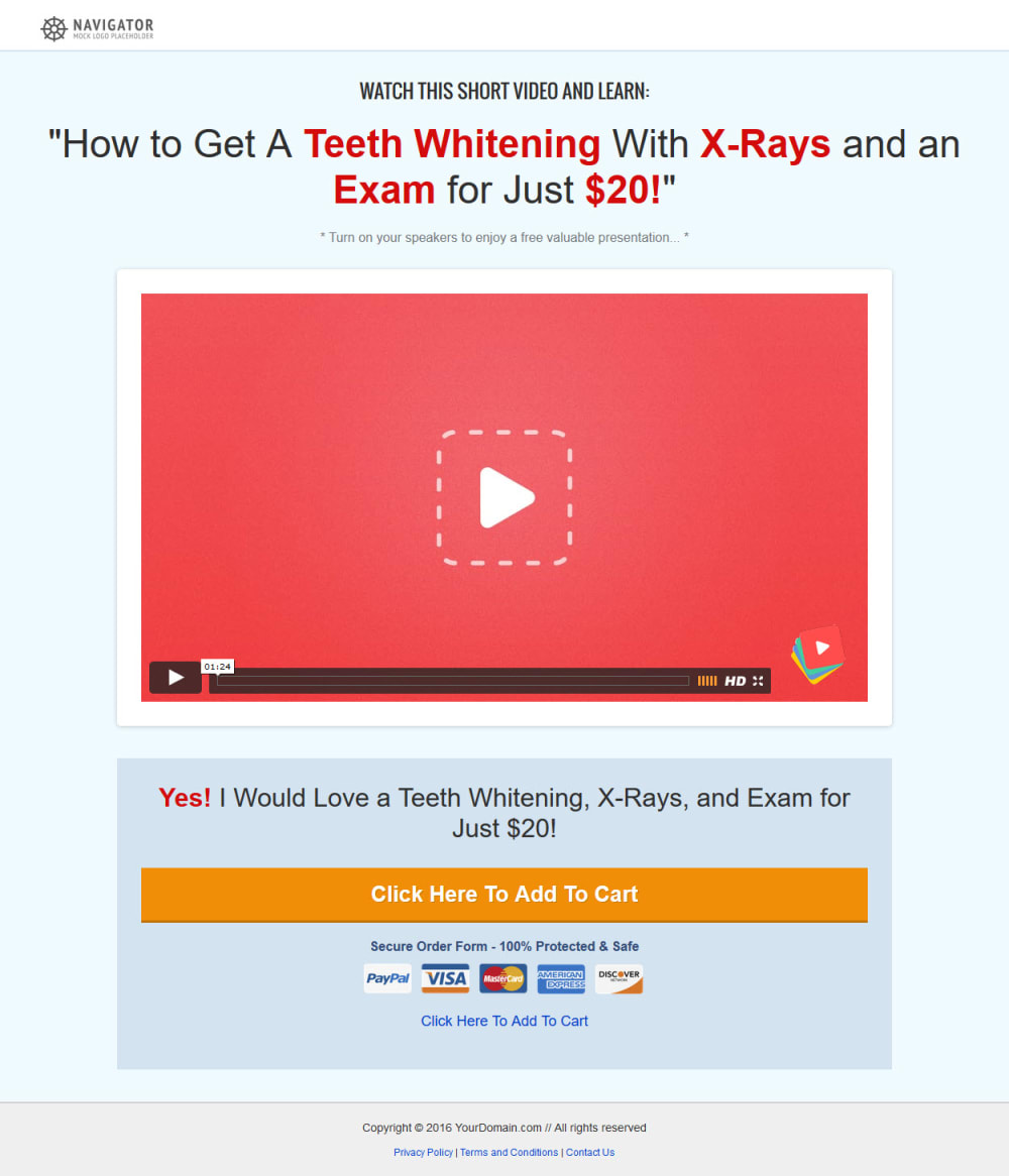 Dentist Leadgen Tripwire