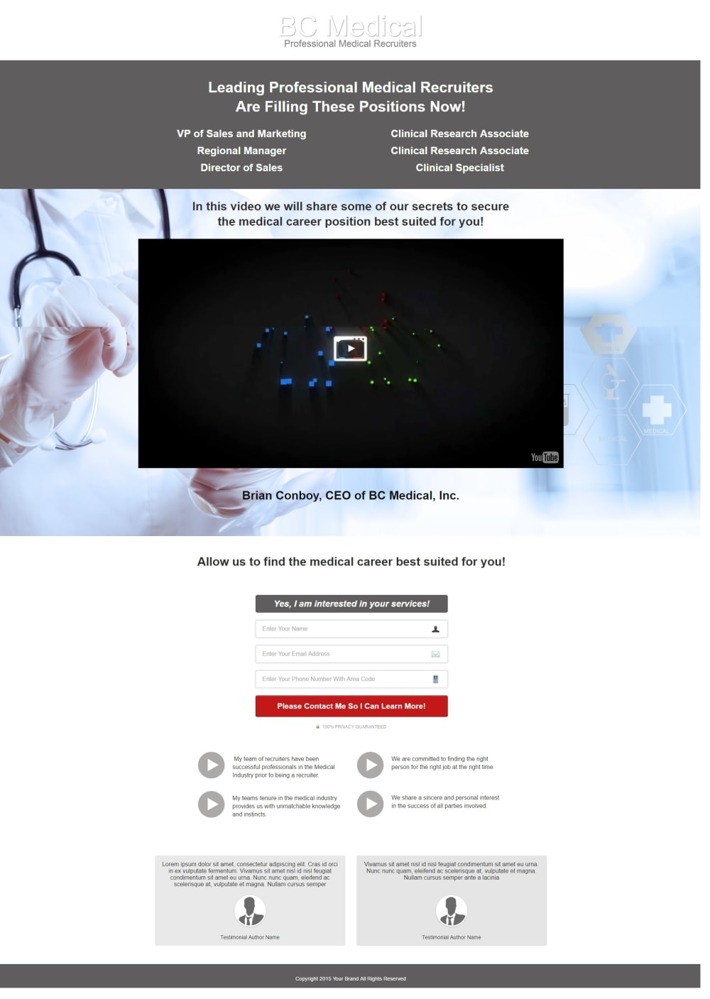 Funnel Step #1 Optin Page