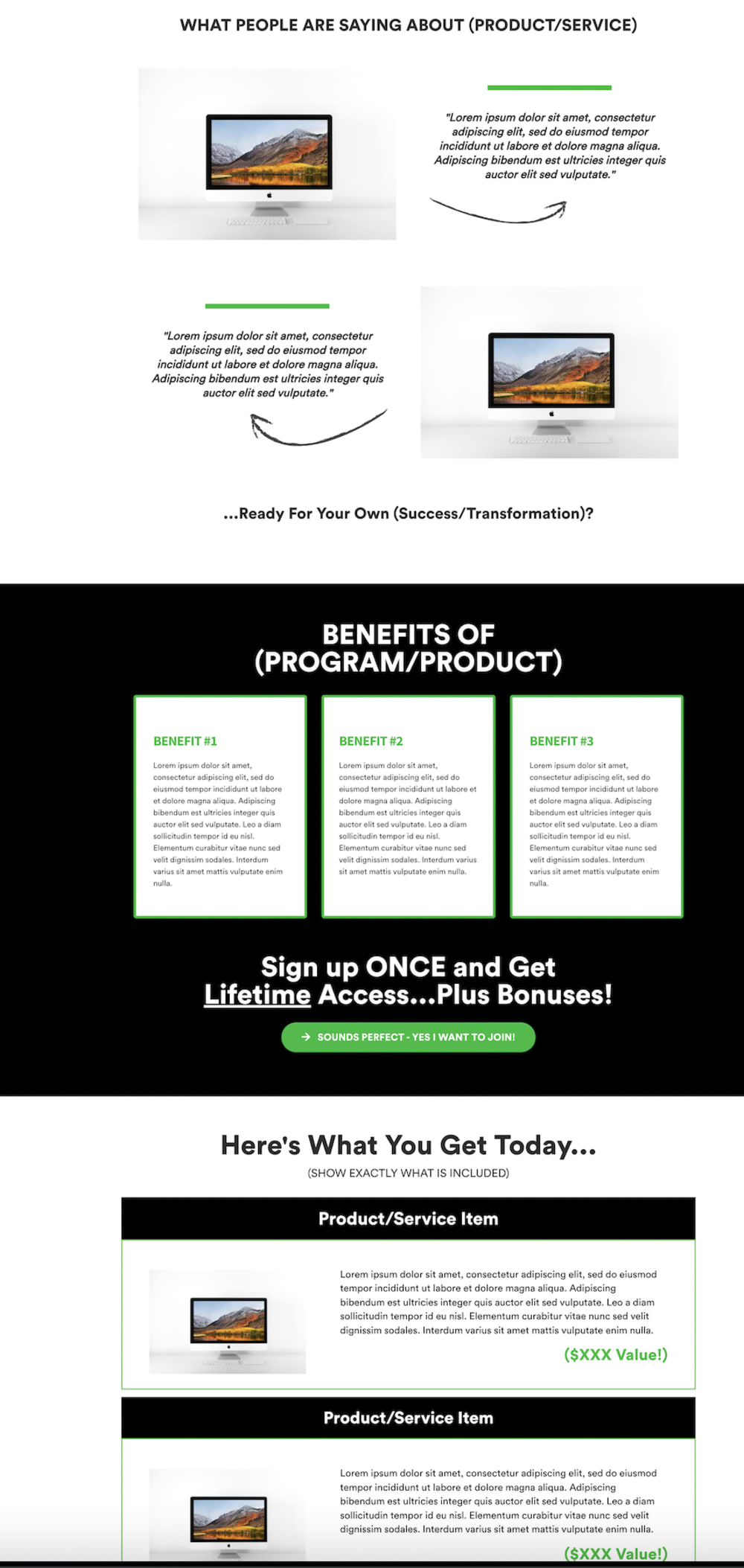 Sales Page Second Part