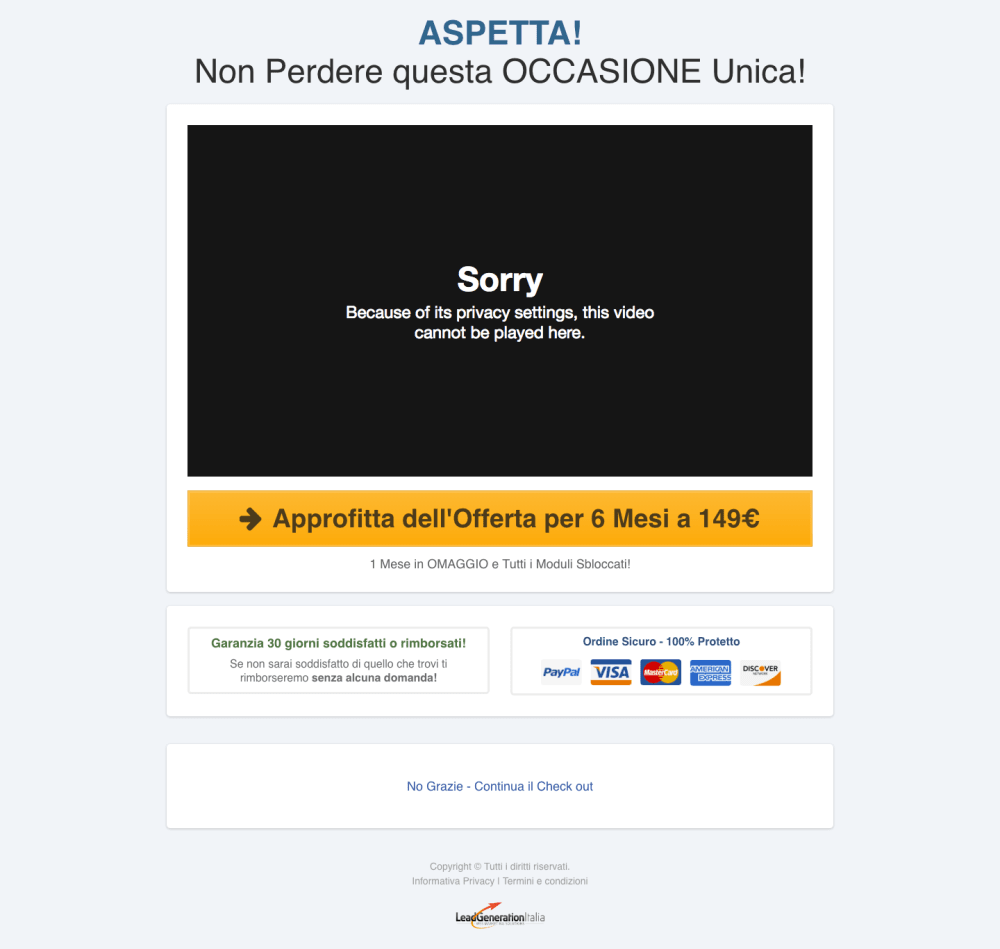 5. One Time Offer (OTO)