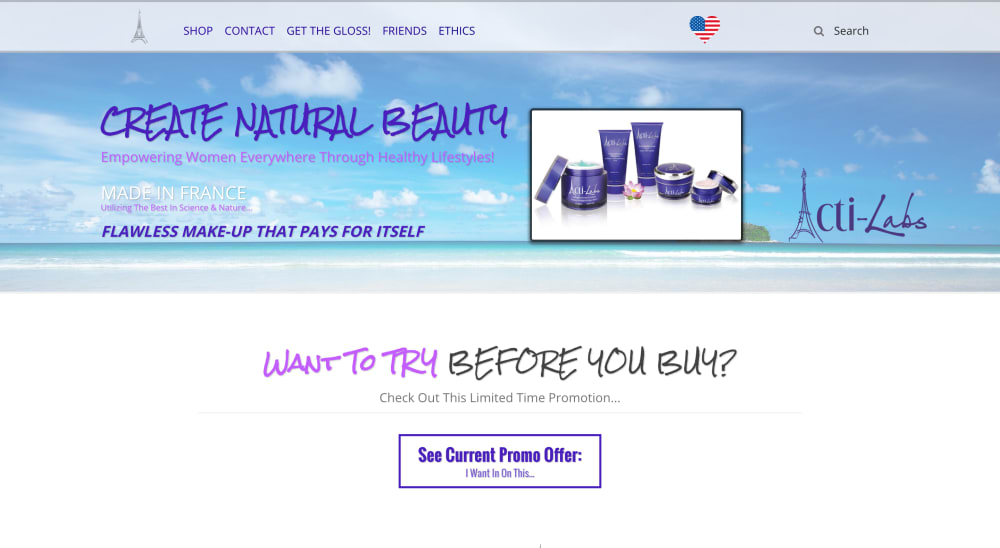 Acti-labs Optin Page (Desktop)