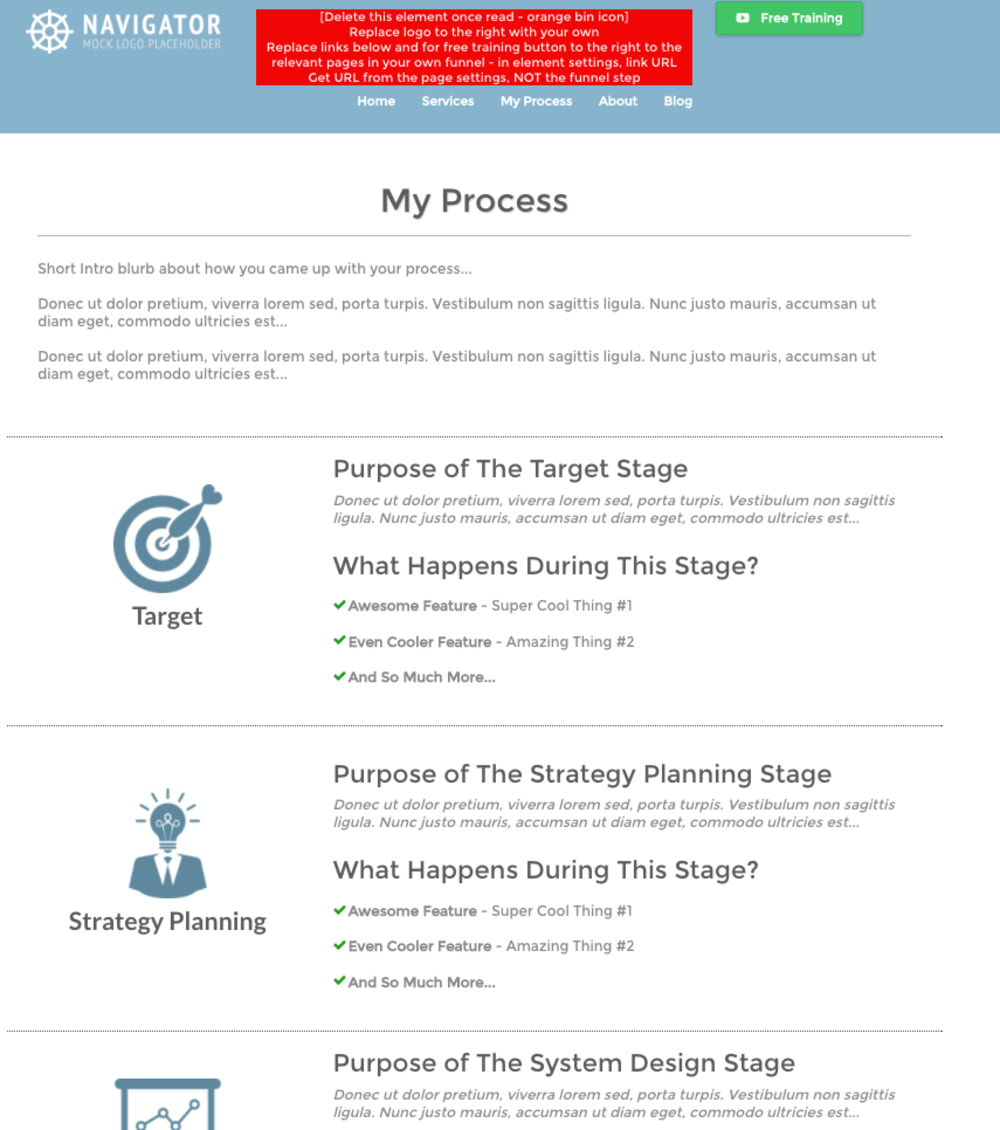 Process Page