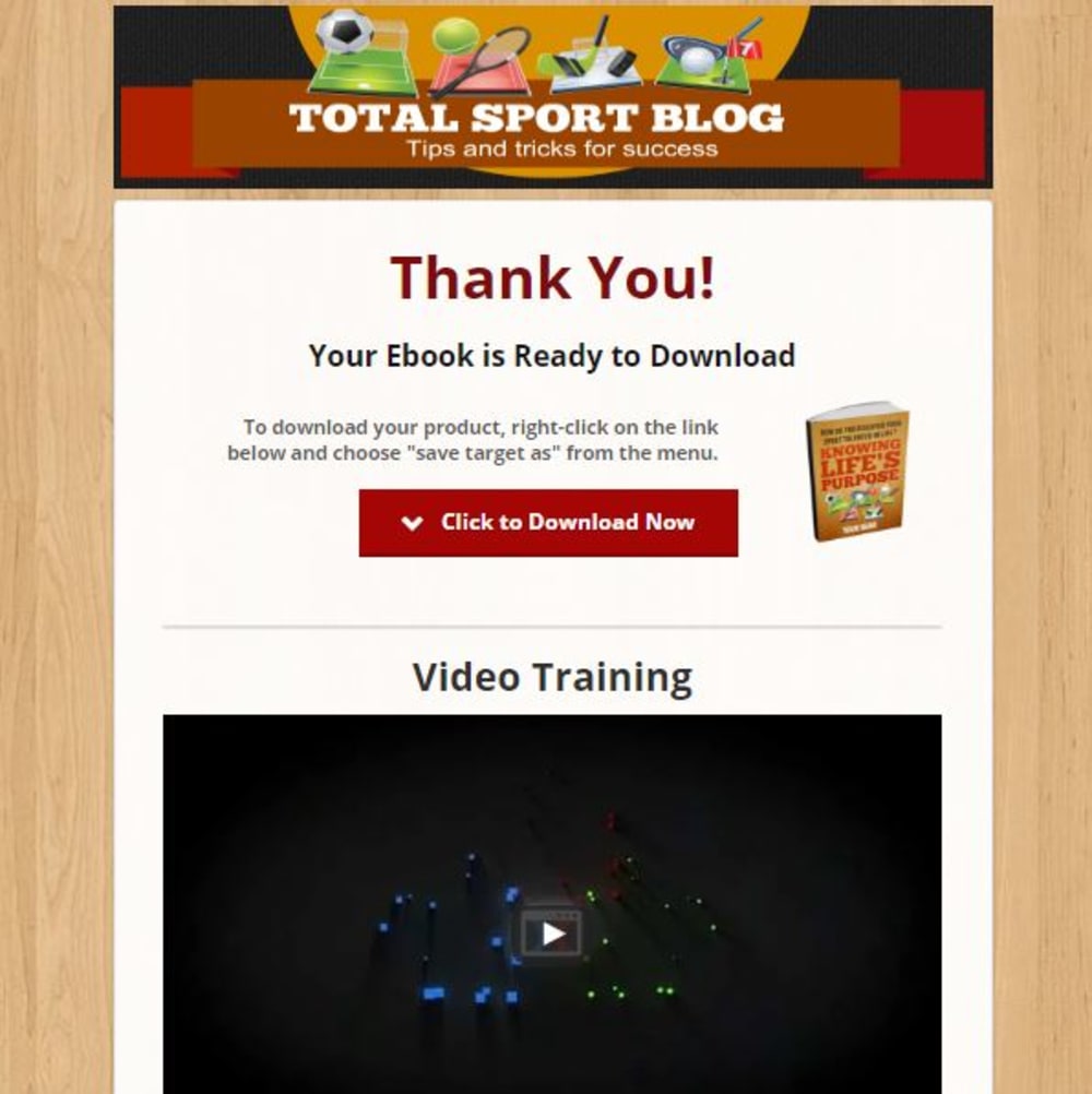 Ebook Funnel - Download Page