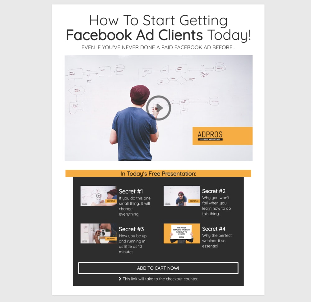 Video Sales Pages