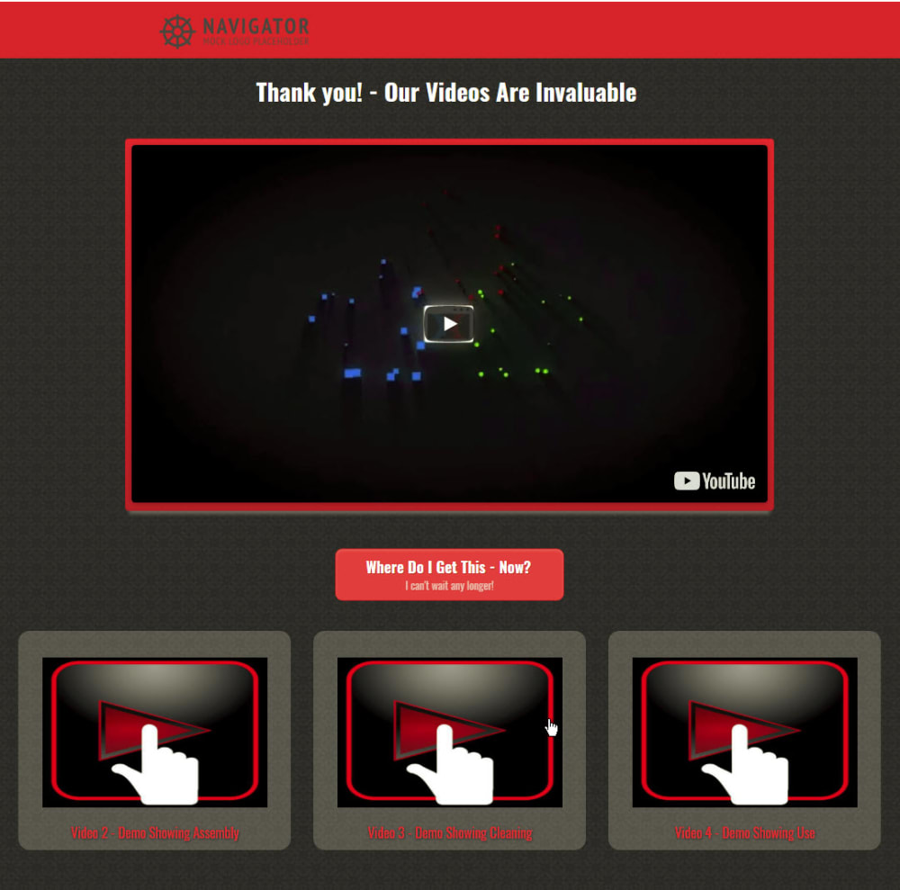 eCommerce Reverse Squeeze Thank You