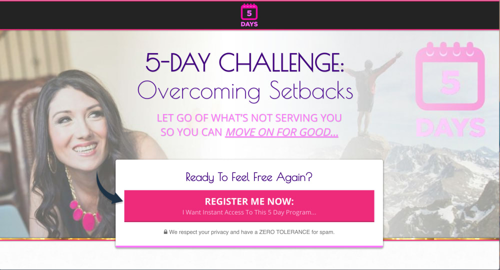 5 Day Challenge Optin Page