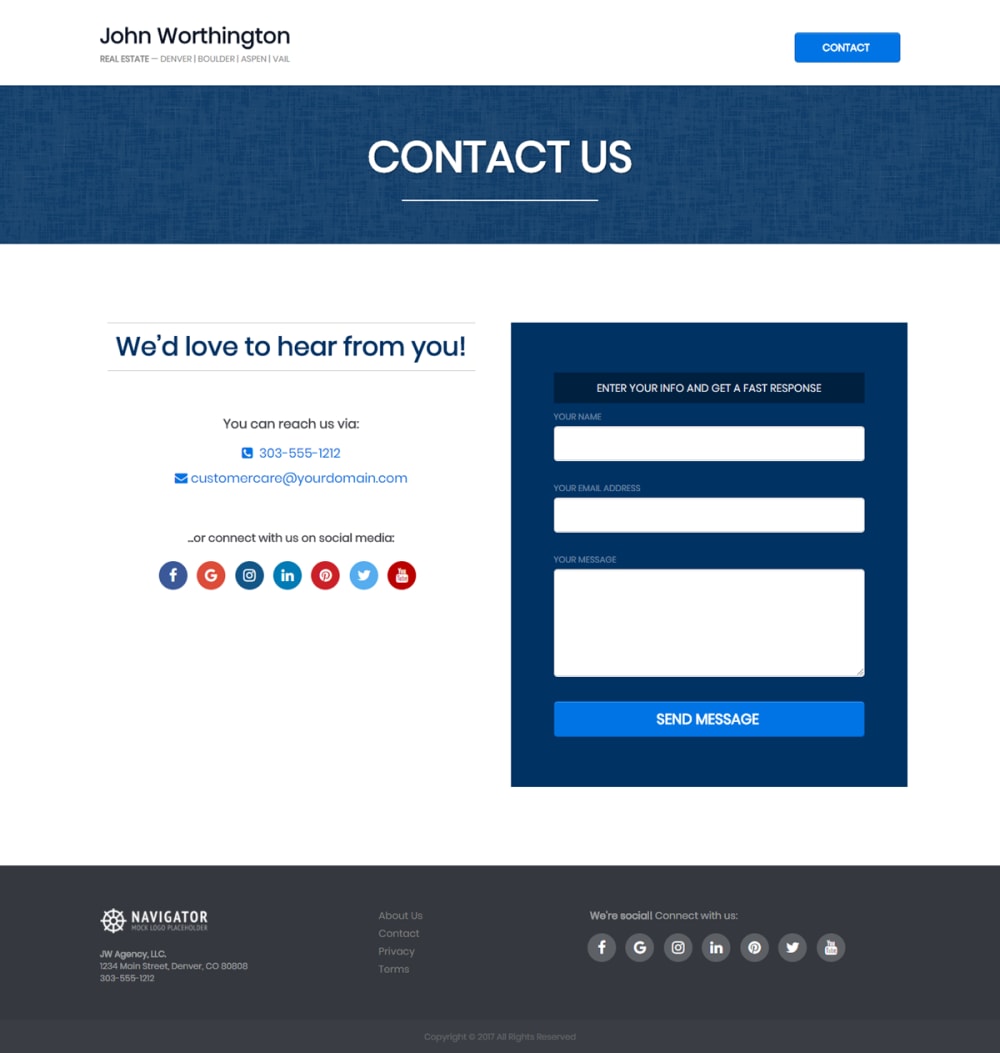 [BONUS] Contact Page