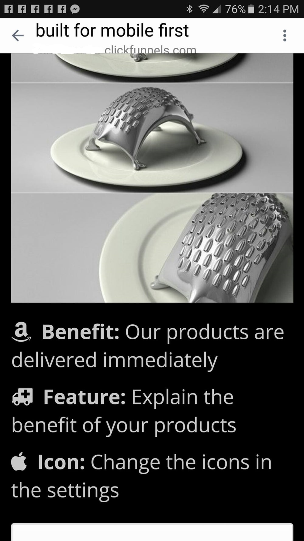 Easily change bullet point icons