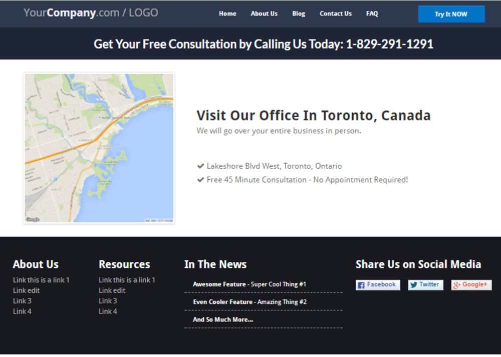Contact Us Page